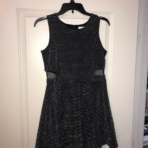 Girls Sleeveless black/Silver dress